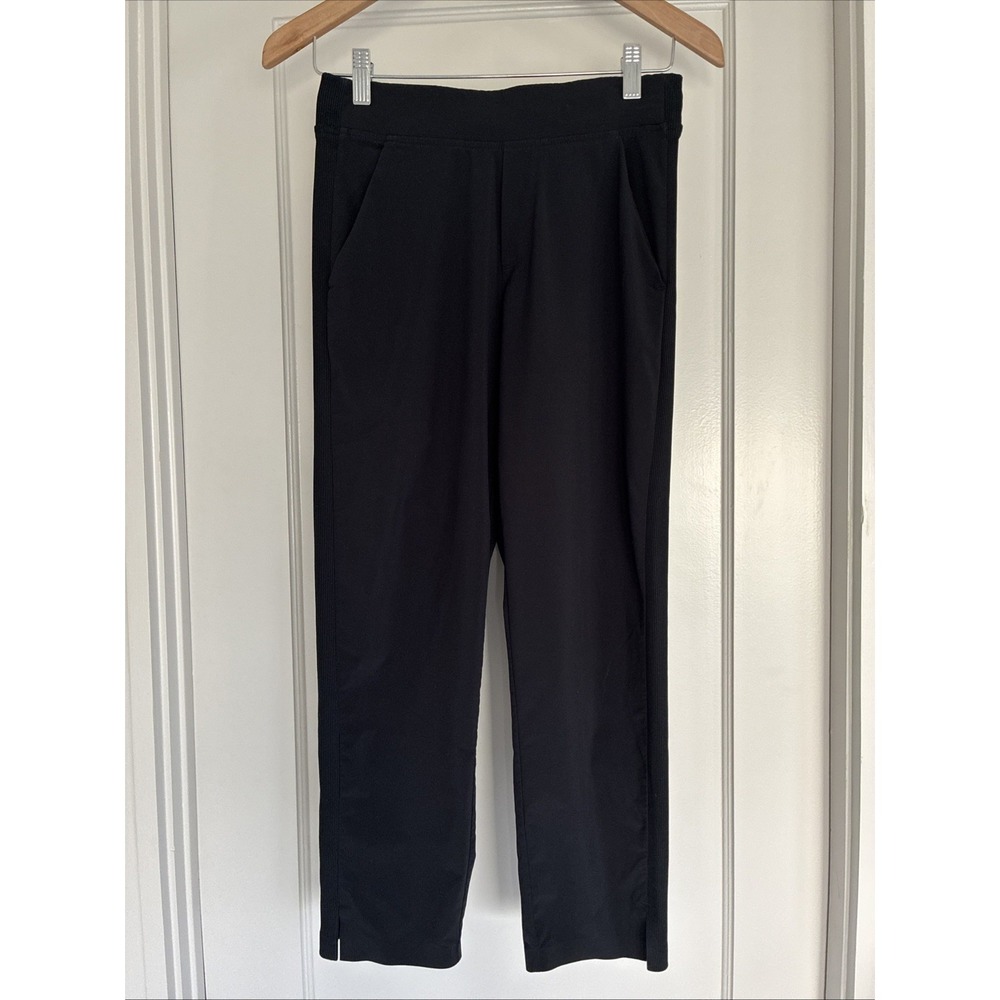 Athleta Brooklyn Mid Rise Ankle Pants Size 00P Stretch Athleisure Casual Black